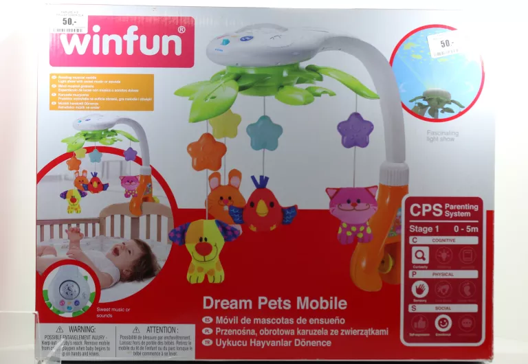 ZABAWKA DLA DZIECI WINFUN DREAM PETS MOBILE