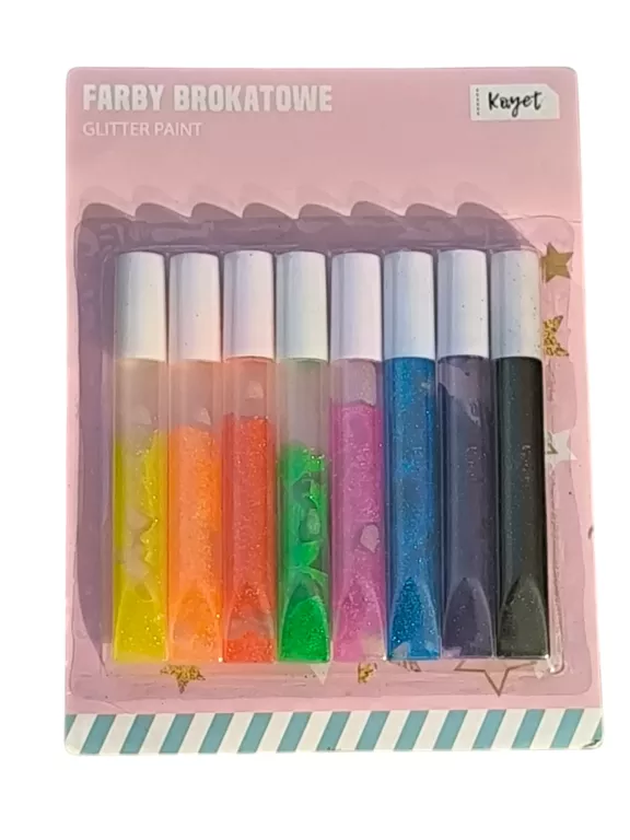 FARBY PLAKATOWE KAYET 8 SZT. X 10 ML
