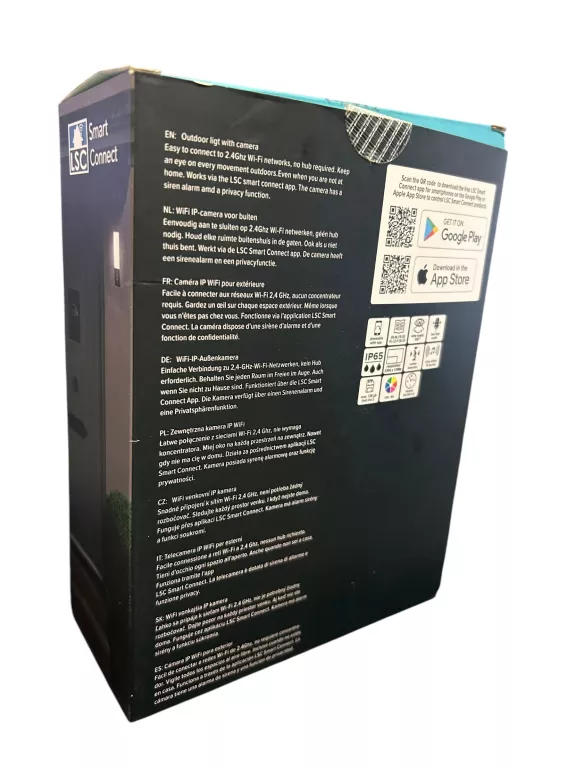 LAMPA Z KAMERĄ LSC SMART CONNECT INTELIGENTNA 6 W