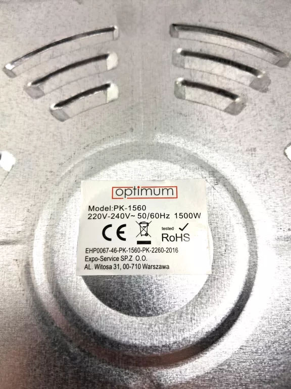 KUCHENKA ELEKTRYCZNA OPTIMUM PK-1560