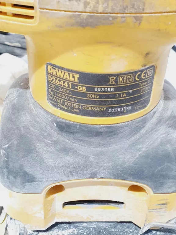 SZLIFIERKA OSCYLACYJNA DEWALT D26441