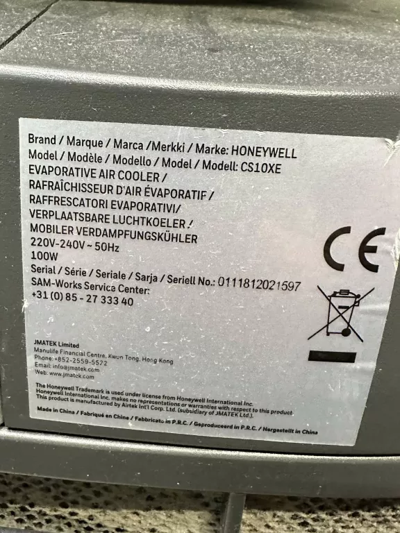 KLIMATOR HONEYWELL CS10XE