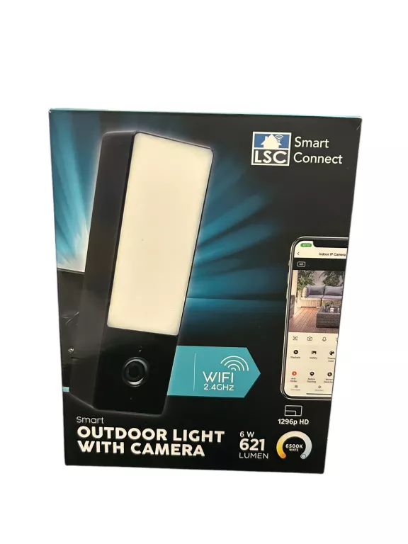 LAMPA Z KAMERĄ LSC SMART CONNECT INTELIGENTNA 6 W