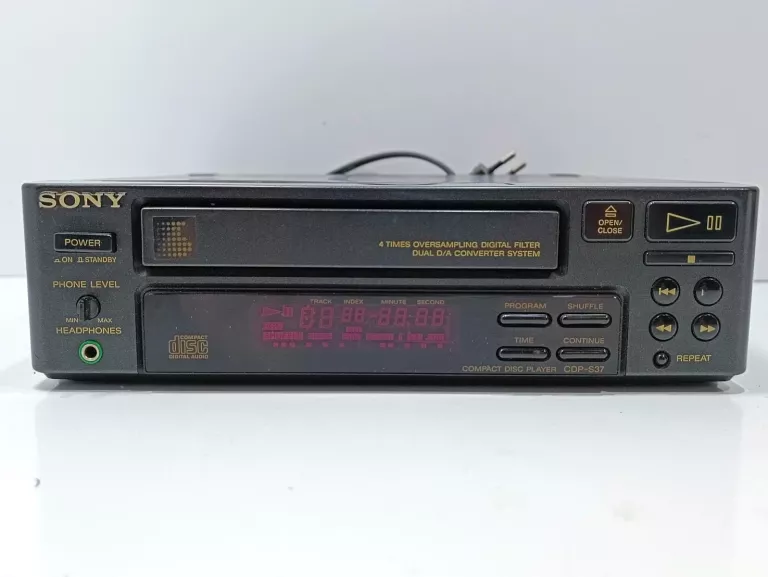 ODTWARZACZ CD SONY CDP-S37 OPIS!!