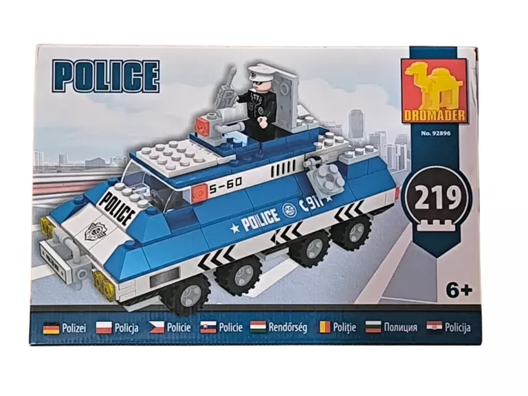 KLOCKI DROMADER POLICJA WÓZ BOJOWY 219 EL.
