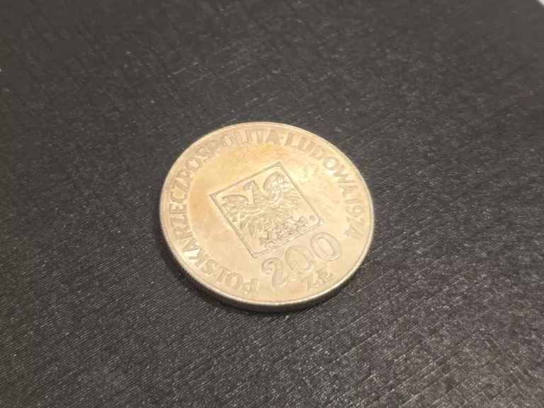 SREBRNA MONETA XXX LAT PRL 200 ZŁ 875 AG