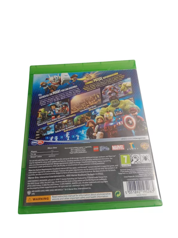 GRA LEGO MARVEL AVENGERS XBOX ONE