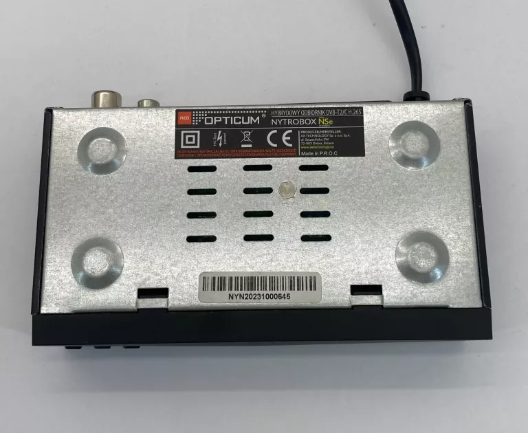 DEKODER DVBT2 OPTICUM NITROBOX NSE KOMPLET