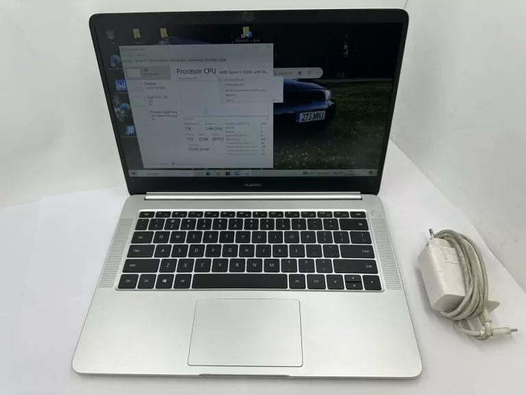 HUAWEI MATEBOOK D RYZEN 5 2500U 8/256GB SSD WINDOWS 10 ZASILACZ