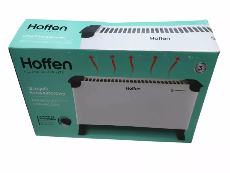 GRZEJNIK ELEKTRYCZNY KONWEKTOROWY HOFFEN HO-00026 2000 W