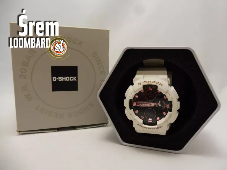 ZEGAREK CASIO G-SHOCK GMA-S140M, KOMPLET, STAN BDB!