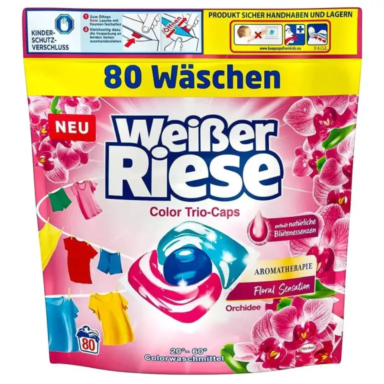 KAPSUŁKI DO PRANIA WEISSER RIESE AROMATHERAPIE COLOR 80