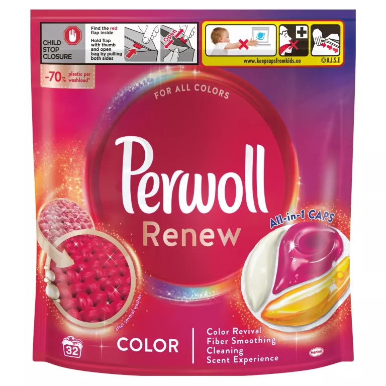 PERWOLL RENEW CAPS COLOR 32WL