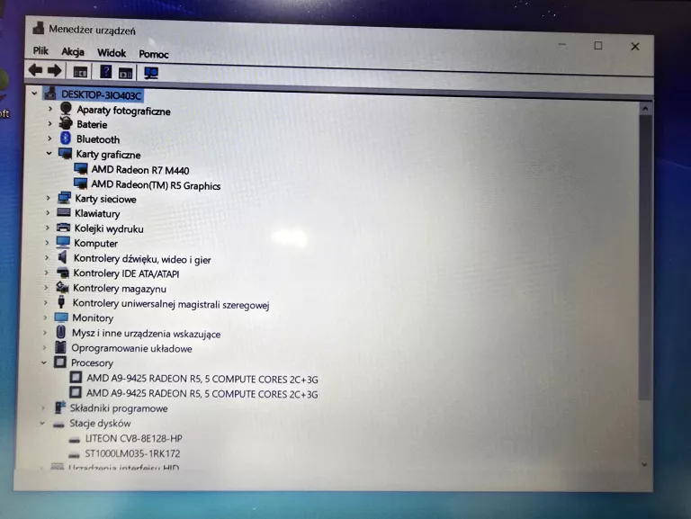 LAPTOP HP 15-DB0470UR AMD A9/RAM: 8GB/SSD: 128GB/WIN 10 PRO