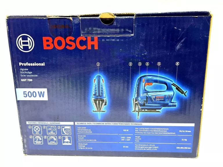 WYRZYNARKA BOSCH GST 700 - 500W