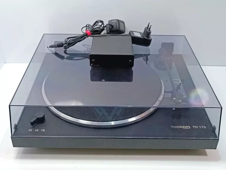 GRAMOFON THORENS TD 170-1 + PRZEDWZMACNIACZ PHONOBOX