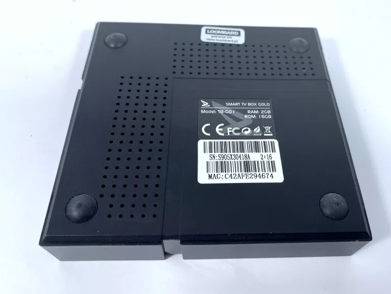 ODTWARZACZ MULTIMEDIALNY SMART TV BOX GOLD SAVIO TB-G01