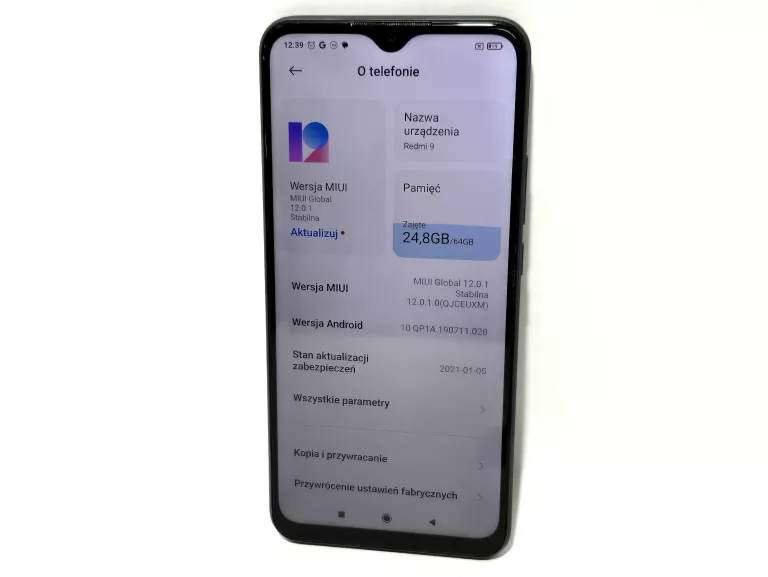 XIAOMI REDMI 9 4/64GB NFC ANDROID 10