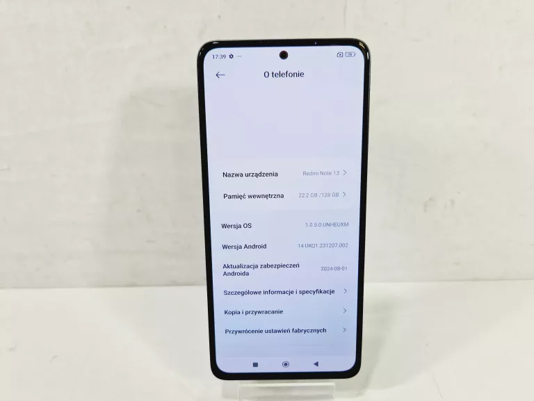 SMARTFON XIAOMI REDMI NOTE 13 6GB/128GB ! CZYTAJ OPIS ! (PLUS)