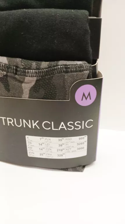 MAJTKI BOKSERKI MĘSKIE SINSAY M 3 PACK TRUNK CLASSIC