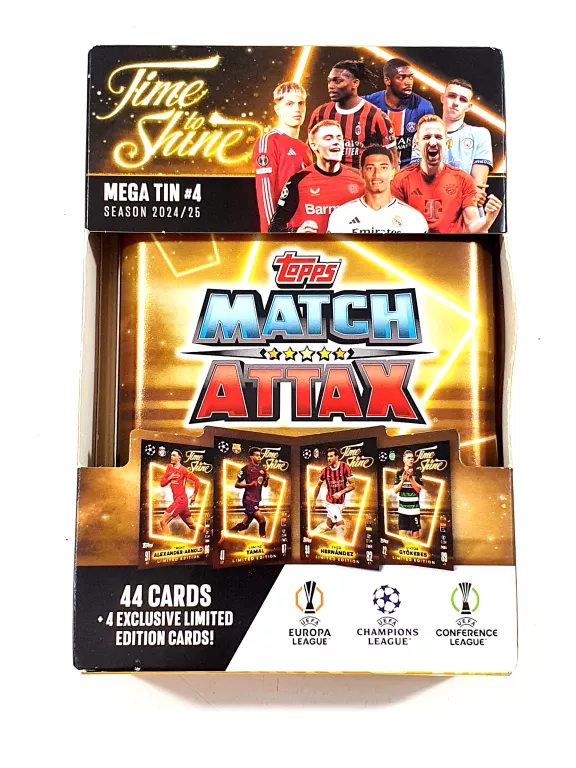 MEGA PUSZKA MATCH ATTAX 2025 KARTY PIŁKARSKIE TOPPS 44 KARTY