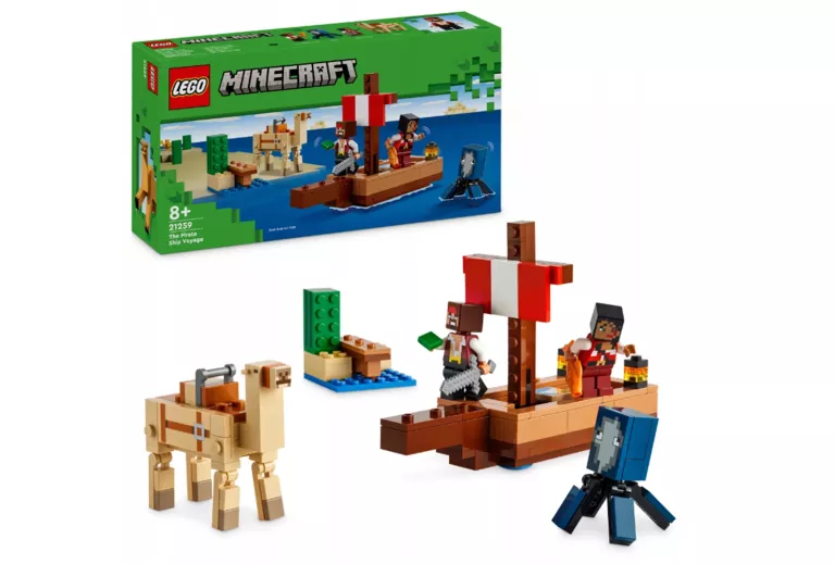 LEGO MINECRAFT REJS STATKIEM PIRACKIM 21259 -NA PREZENT-
