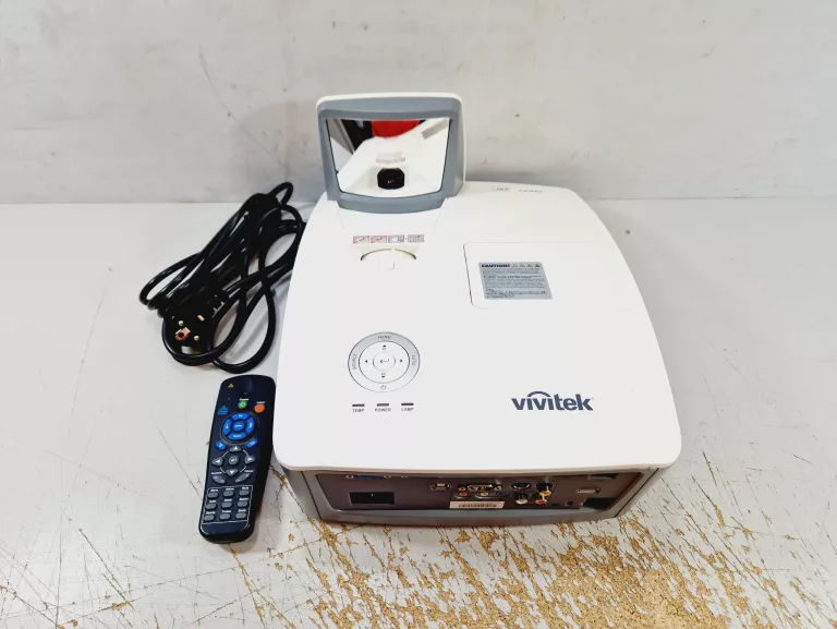 PROJEKTOR DLP VIVITEK D757WT | 1400H | Z PILOTEM | BIAŁY