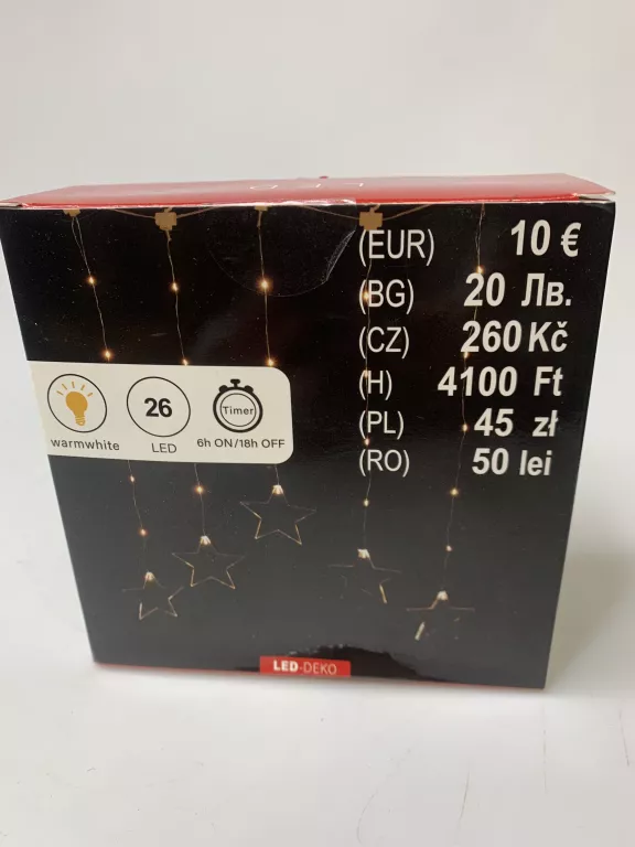 GIRLANDA KURTYNA LED LED-DEKO 26 LED