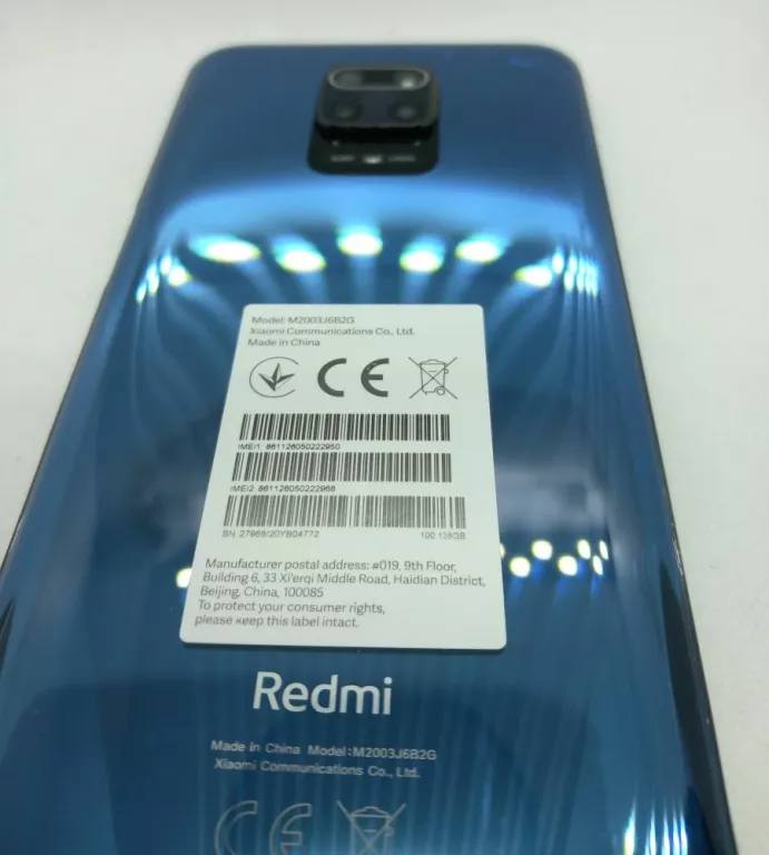 TELEFON XIAOMI REDMI NOTE 9 PRO 6/128GB