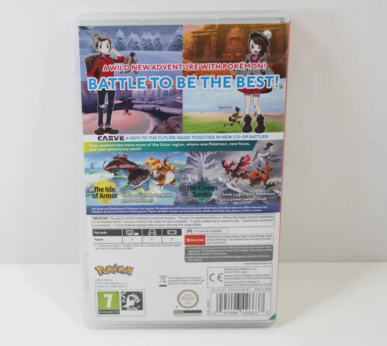 GRA NINTENDO SWITCH POKEMON SWORD + EXPANSION PASS