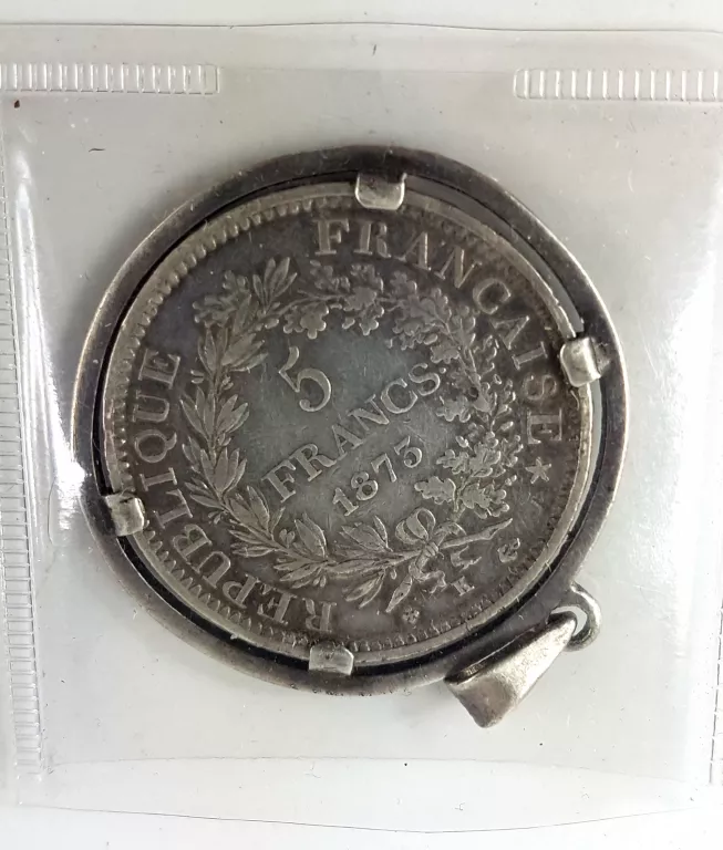FRANCJA MONETA 5 FRANKÓW 1875 30,85 GR