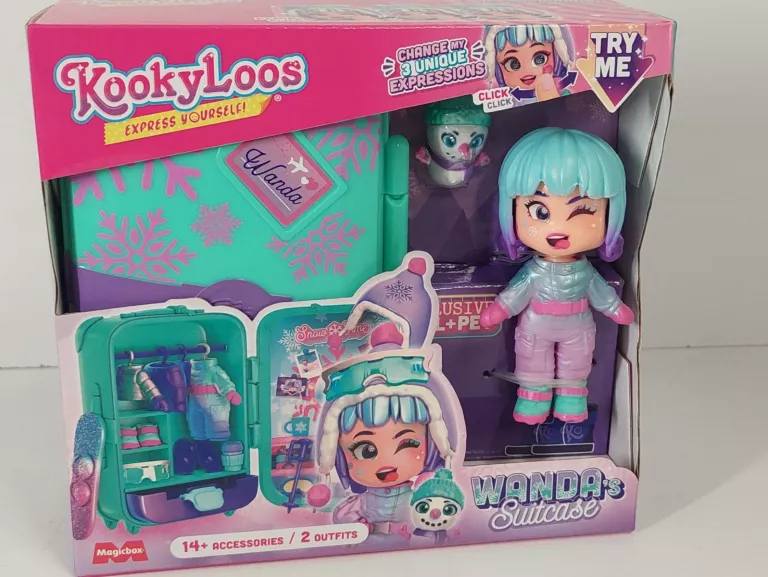 MAGICBOX KOOKYLOOS S WANDA'S SUITCASE WALIZKA WANDY FIGURKA + ZWIERZAK