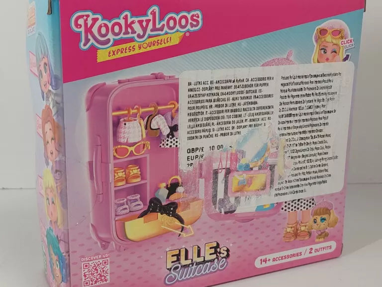 MAGICBOX KOOKYLOOS S ELLE'S SUITCASE WALIZKA ELLE FIGURKA + ZWIERZAK