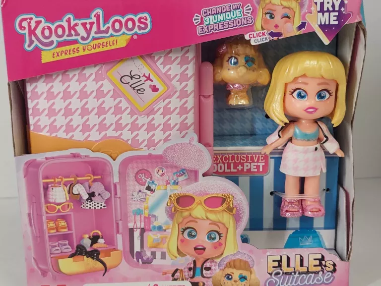 MAGICBOX KOOKYLOOS S ELLE'S SUITCASE WALIZKA ELLE FIGURKA + ZWIERZAK