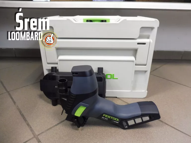 PILARKA FESTOOL ISC 240 LI, WALIZKA, AKCESORIA, STAN IGŁA!