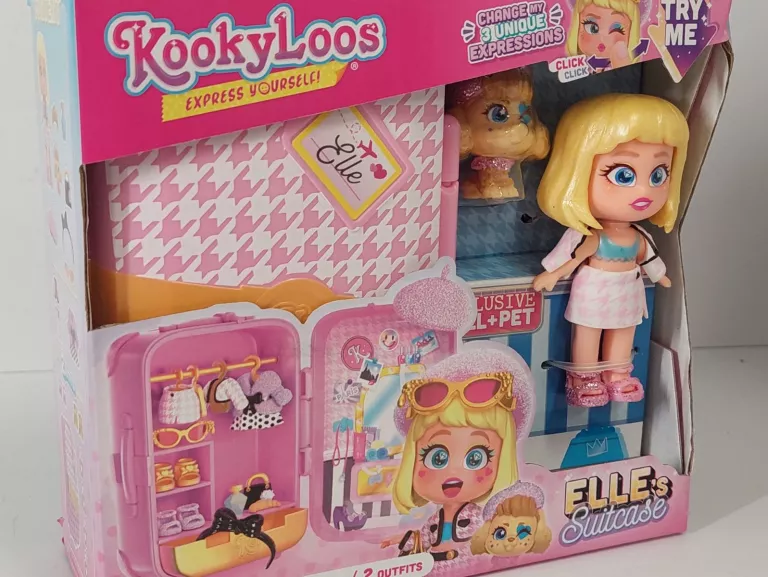 MAGICBOX KOOKYLOOS S ELLE'S SUITCASE WALIZKA ELLE FIGURKA + ZWIERZAK