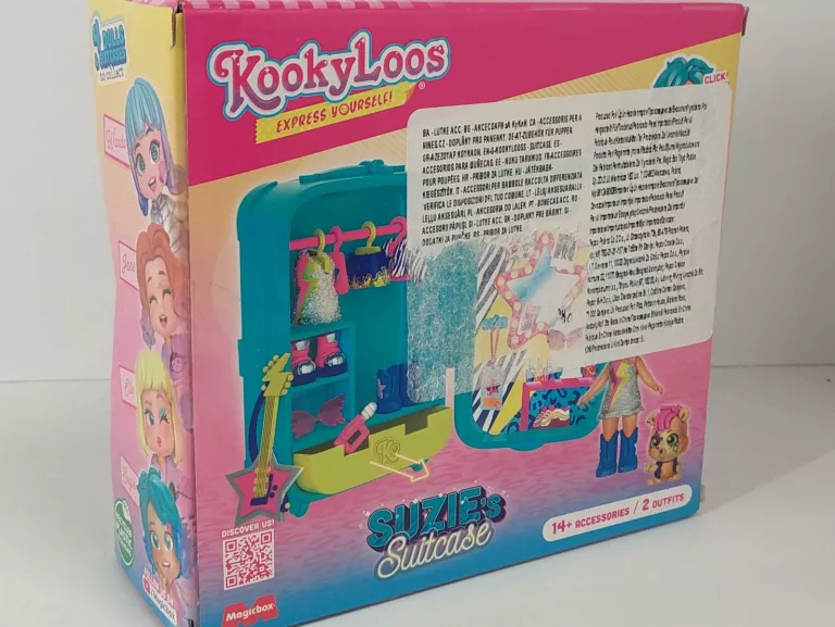 MAGICBOX KOOKYLOOS S SUZIE Q´S SUITCASE WALIZKA SUZIE FIGURKA + ZWIERZAK