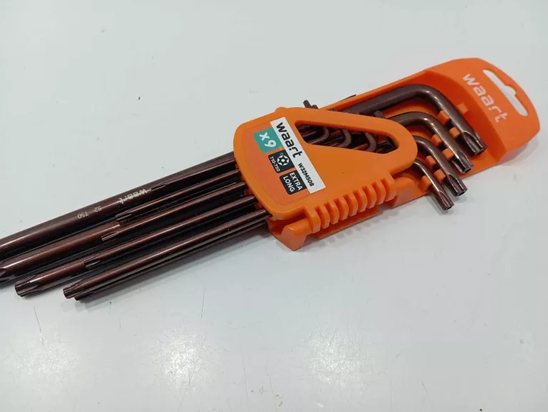 KLUCZE TORX Z OTWOREM T10 - T50 9SZT WAART