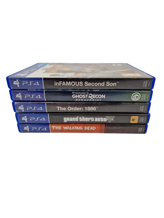 GRY PS4 / THE WALKING DEAD / GTA V / THE ORDER / GHOST RECON/ SECOND SON