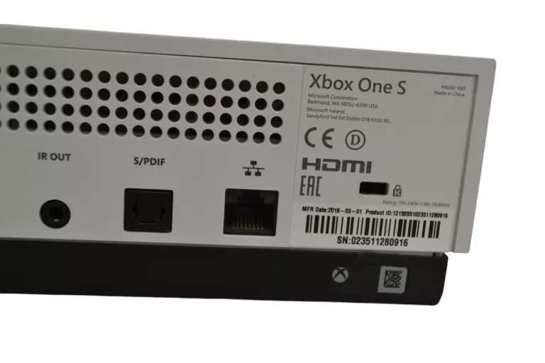 XBOX ONE S 1681+PUD +PAD NAJNOWSZY