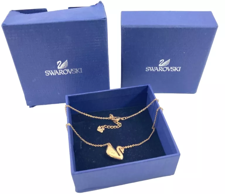 ORYGINALNY NASZYJNIK SWAROVSKI ICONIC SWAN ROSE-BLACK 5204134