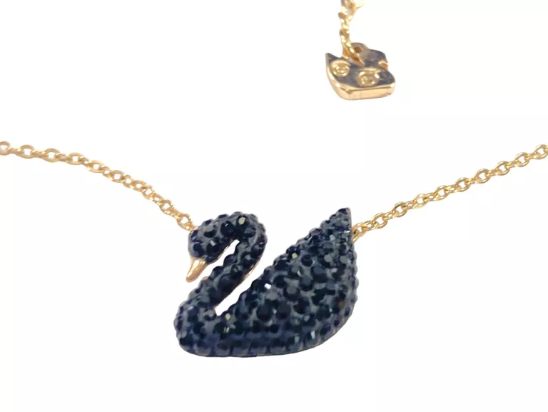 ORYGINALNY NASZYJNIK SWAROVSKI ICONIC SWAN ROSE-BLACK 5204134