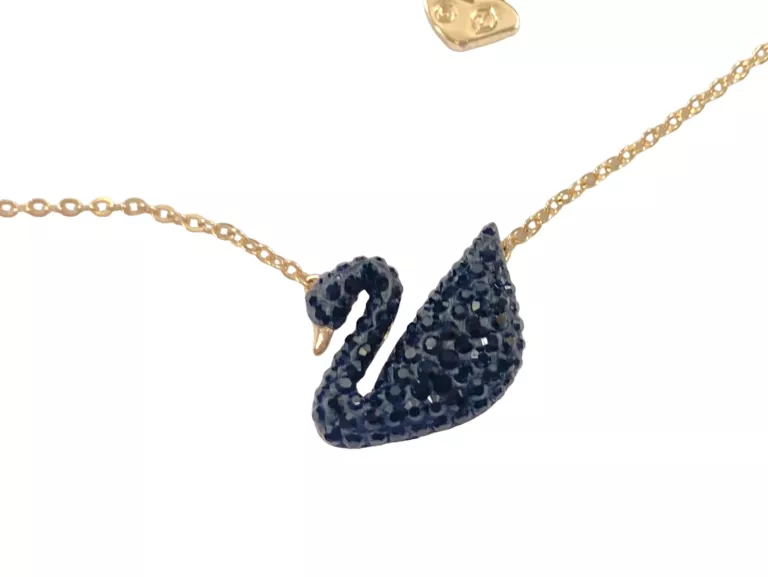 ORYGINALNY NASZYJNIK SWAROVSKI ICONIC SWAN ROSE-BLACK 5204134