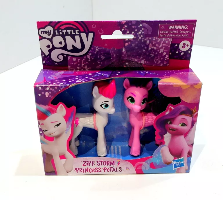 MY LITTLE PONY ZESTAW KUCYKÓW 2PAK ZIPP STORM I PRINCESS PETALS + CZESANIE