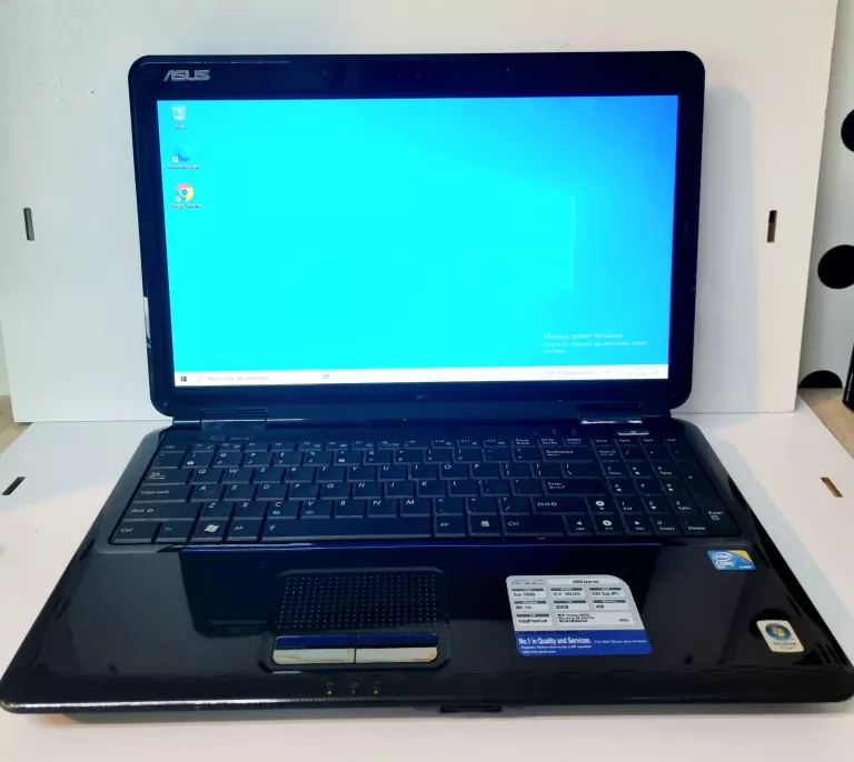 LAPTOP ASUS K50IJ CORE 2 DUO T6500 4/320GB HDD WIN10