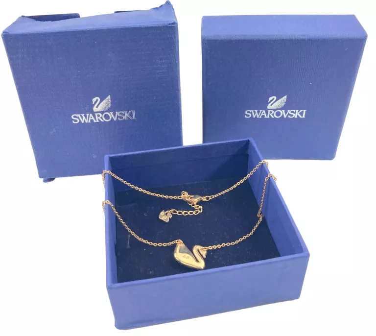 ORYGINALNY NASZYJNIK SWAROVSKI ICONIC SWAN ROSE-BLACK 5204134