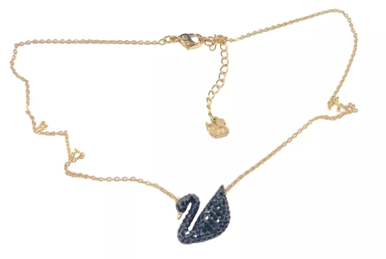 ORYGINALNY NASZYJNIK SWAROVSKI ICONIC SWAN ROSE-BLACK 5204134