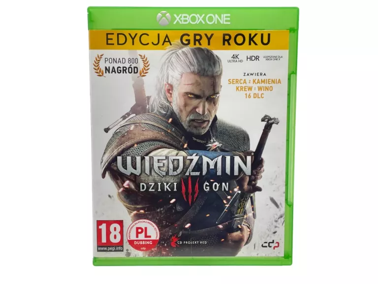 GRA WIEDŹMIN 3 DZIKI GON XBOX ONE DUBBING PL