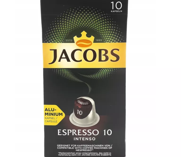 KAPSUŁKI NESPRESSO JACOBS ESPRESSO INTENSO 10 SZTUK IDEALNA 06/2025