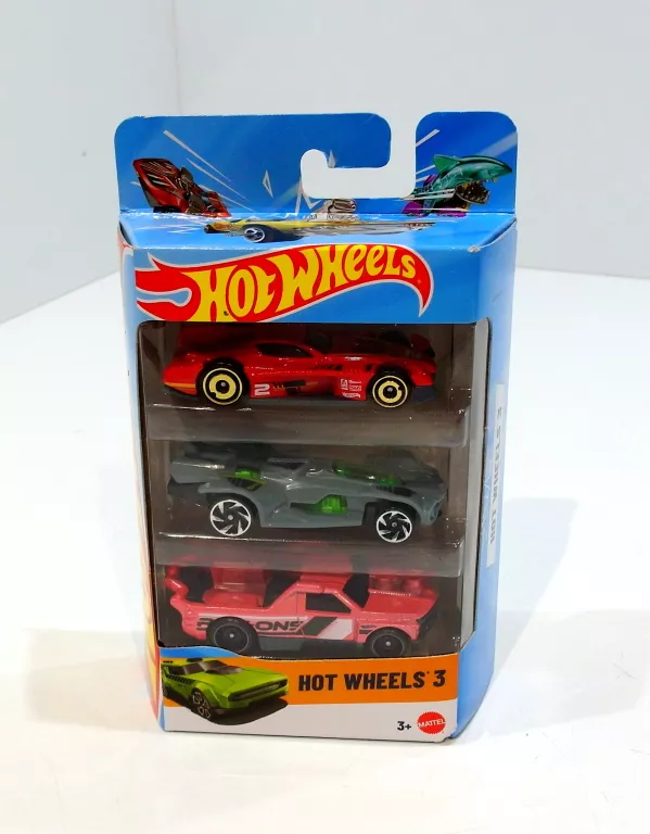 HOT WHEELS SAMOCHODZIKI 3-PAK HOT WHEELS 3 K5904 PA1024